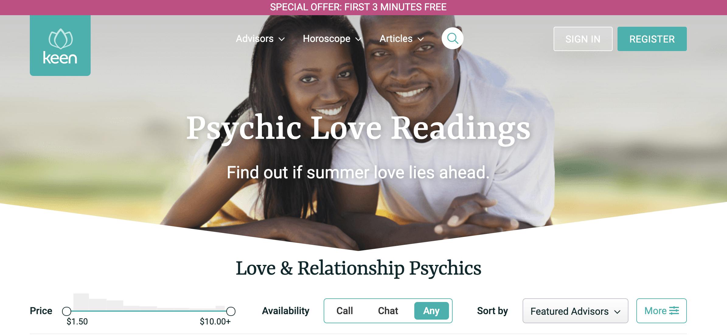 Psychic love reading chat