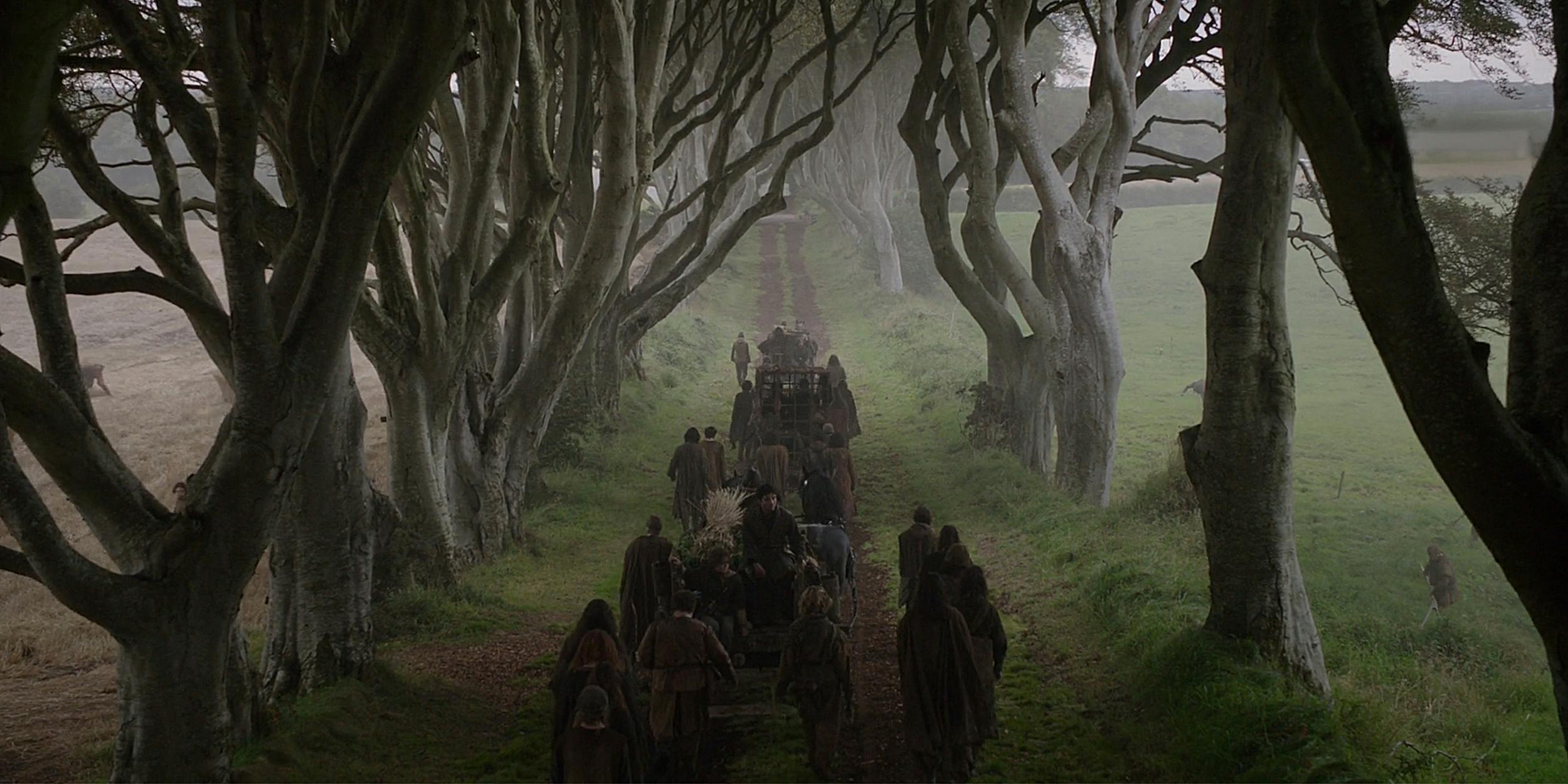game of thrones dark hedges kings road