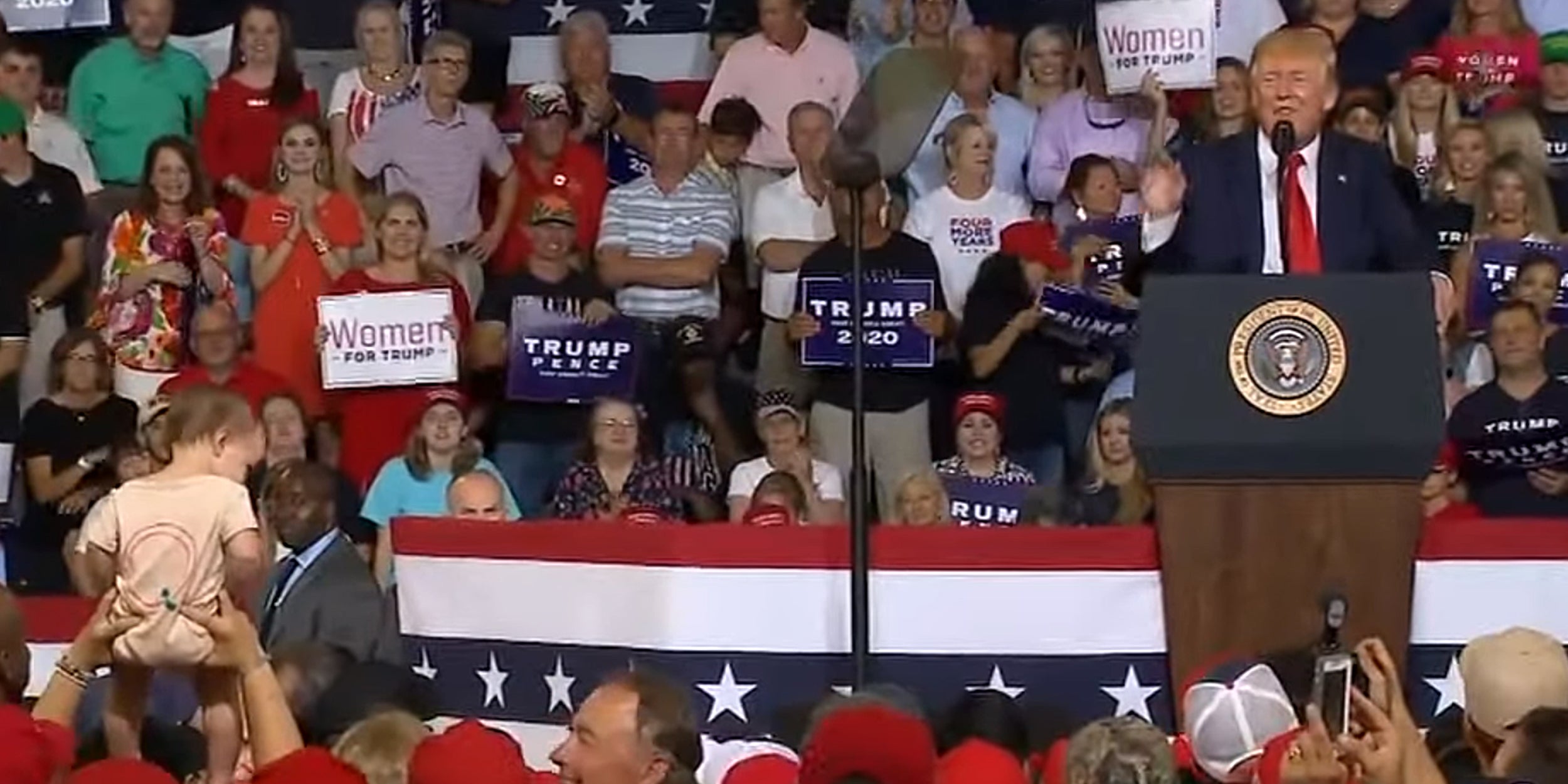 qanon baby donald trump