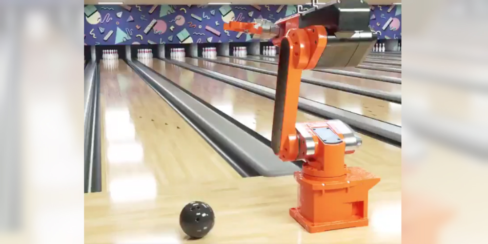 Robot bowling sale arm