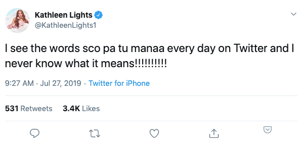 Sco Pa Tu Manaa Phrase Kathleen Lights