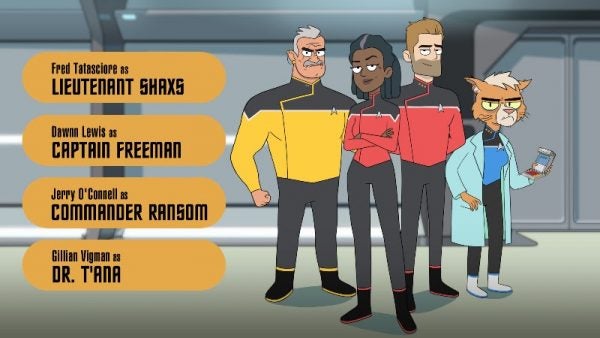 star trek lower decks cast