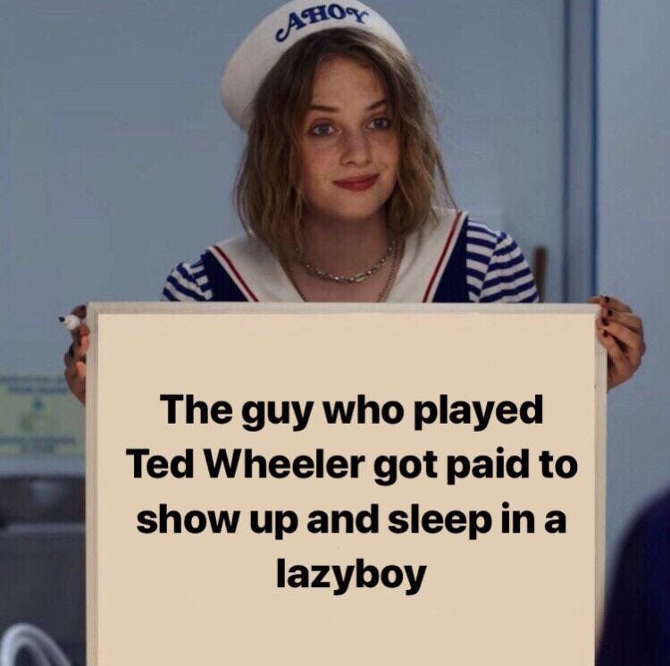 stranger things season 3 robin meme