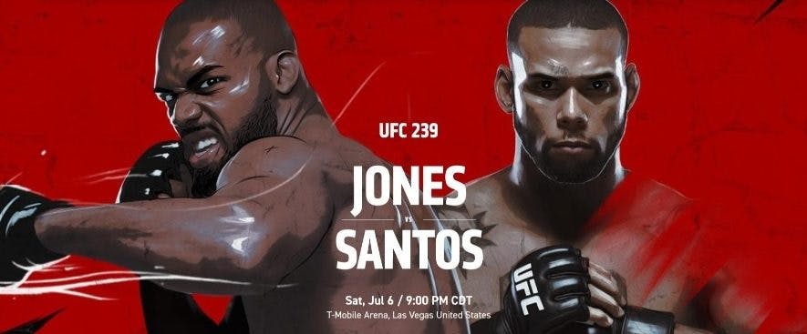 UFC 239 Jones vs Santos live stream