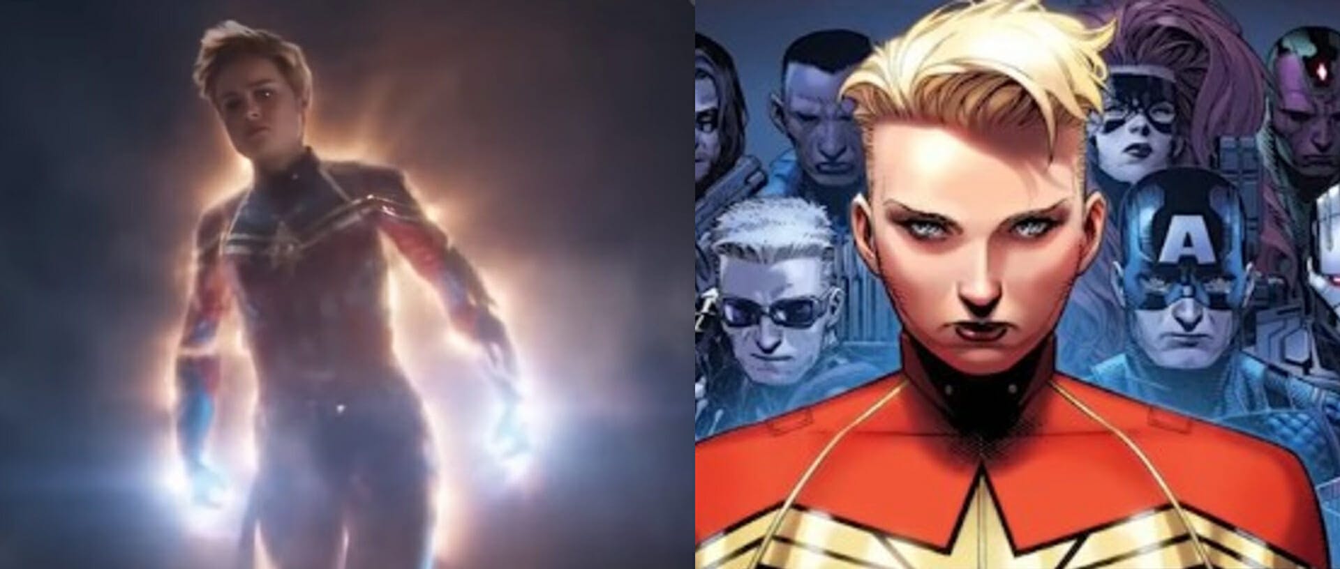 Captain Marvel hair