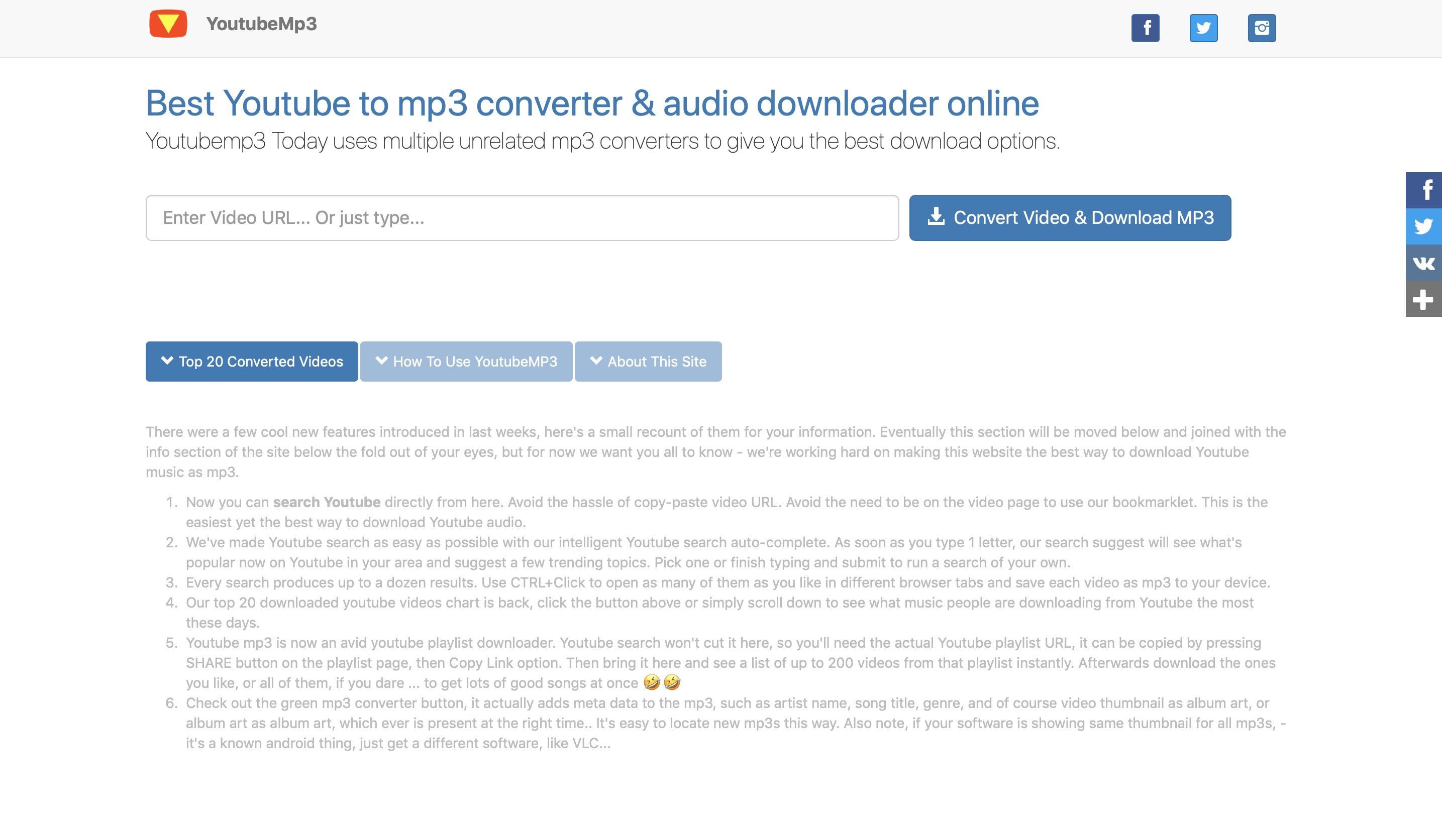 convert youtube into mp3 online
