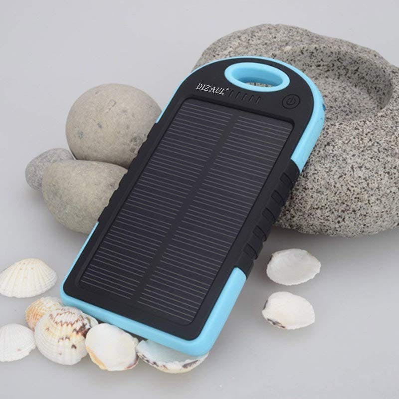 best solar powered phone chargers - dizual solar power bank