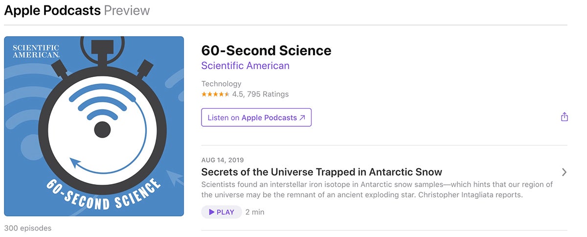 best science podcasts