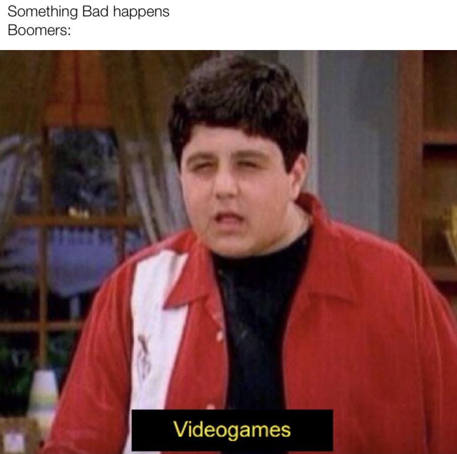 50 Memes That Make Fun Of The Idea That Video Games Cause Violence