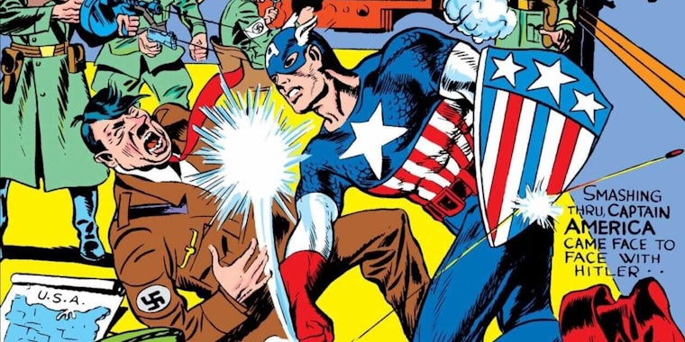 captain america political comic
