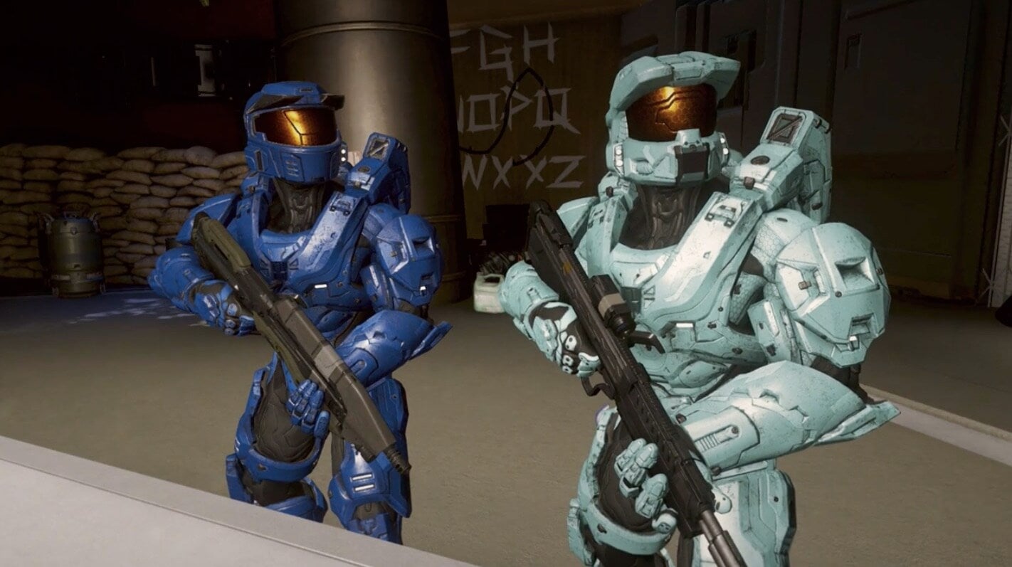 red vs blue characters