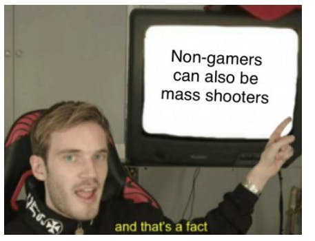 pwediepie video game violence meme