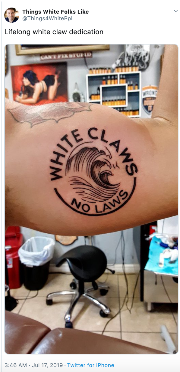 white claw memes