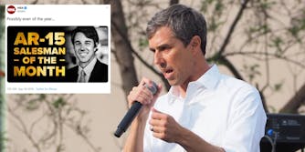 Beto O'Rourke NRA AR-15 Salesman Of The Month