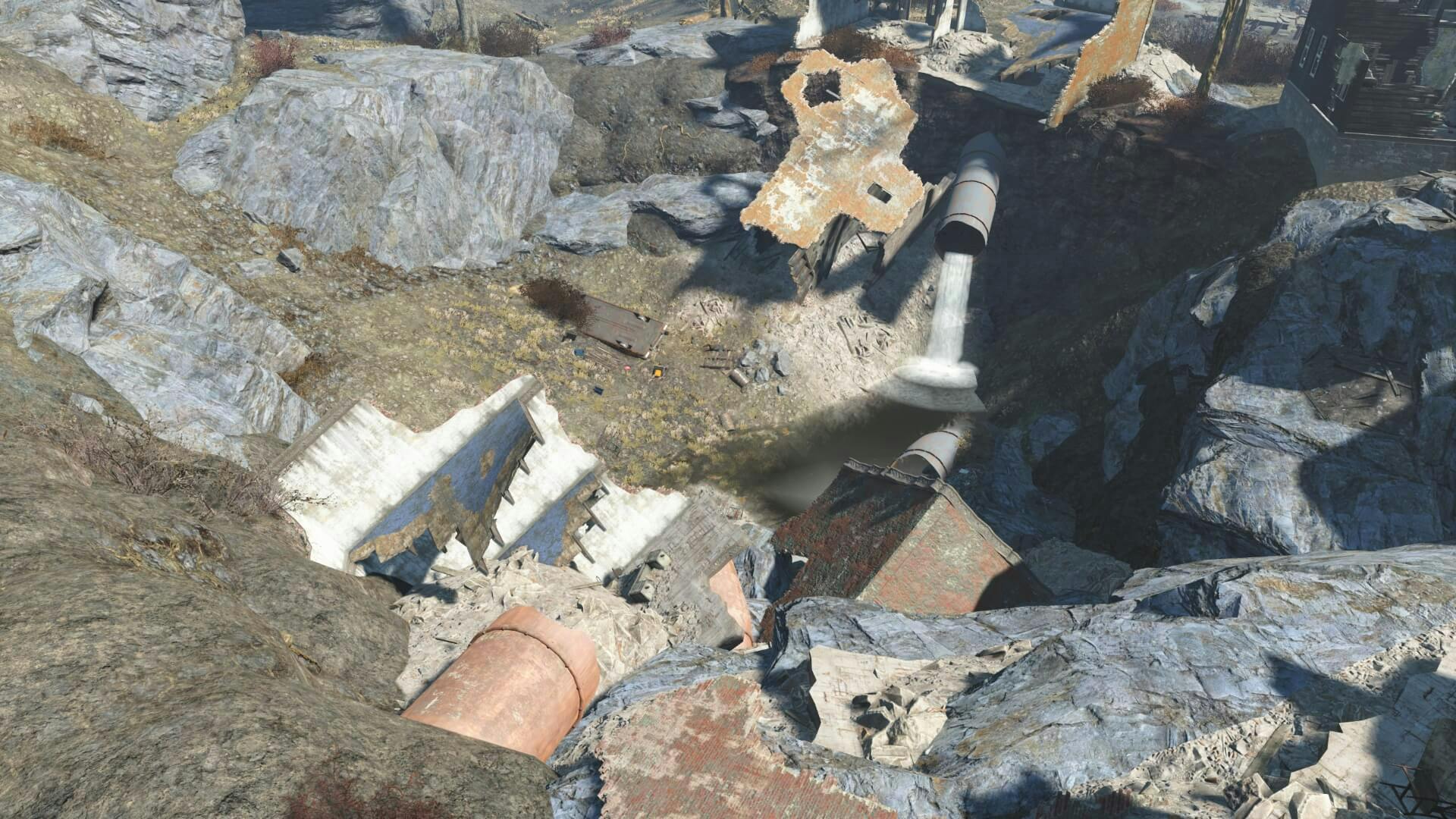 Old Gullet Sinkhole - Fallout 4