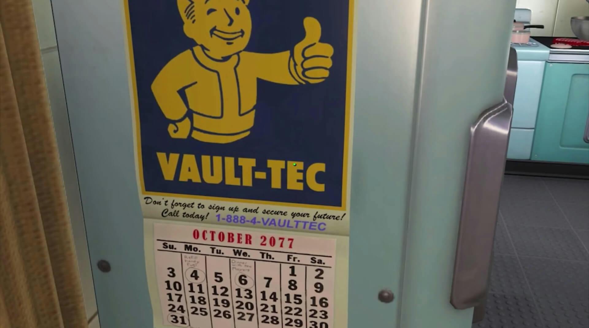 Fallout 4 - Vault Tec phone number