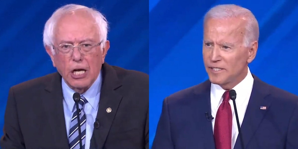 Joe Biden Bernie Sanders President Third Democratic Debate
