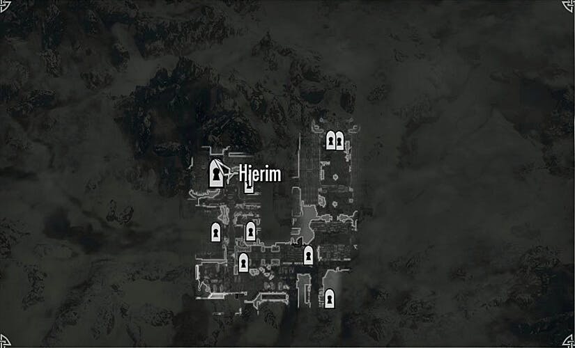 Hjerim - map
