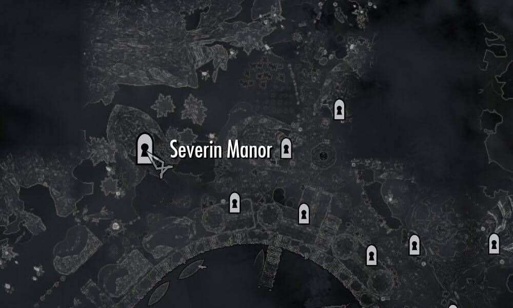 Severin Manor - map