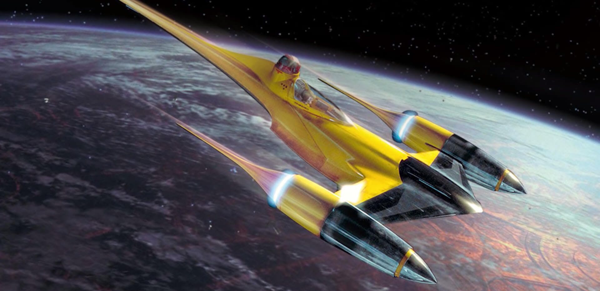Star Wars ships - Naboo starfighter