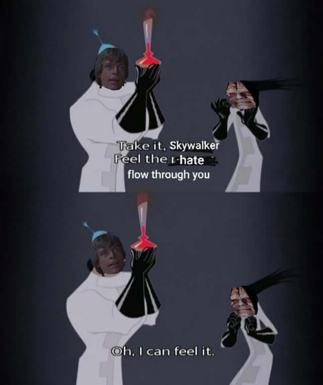 funny Star Wars memes - Emperor's New Groove