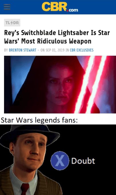 funny Star Wars memes - lightsaber