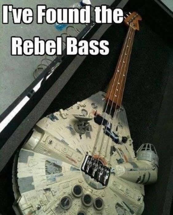 funny Star Wars memes - rebel bass