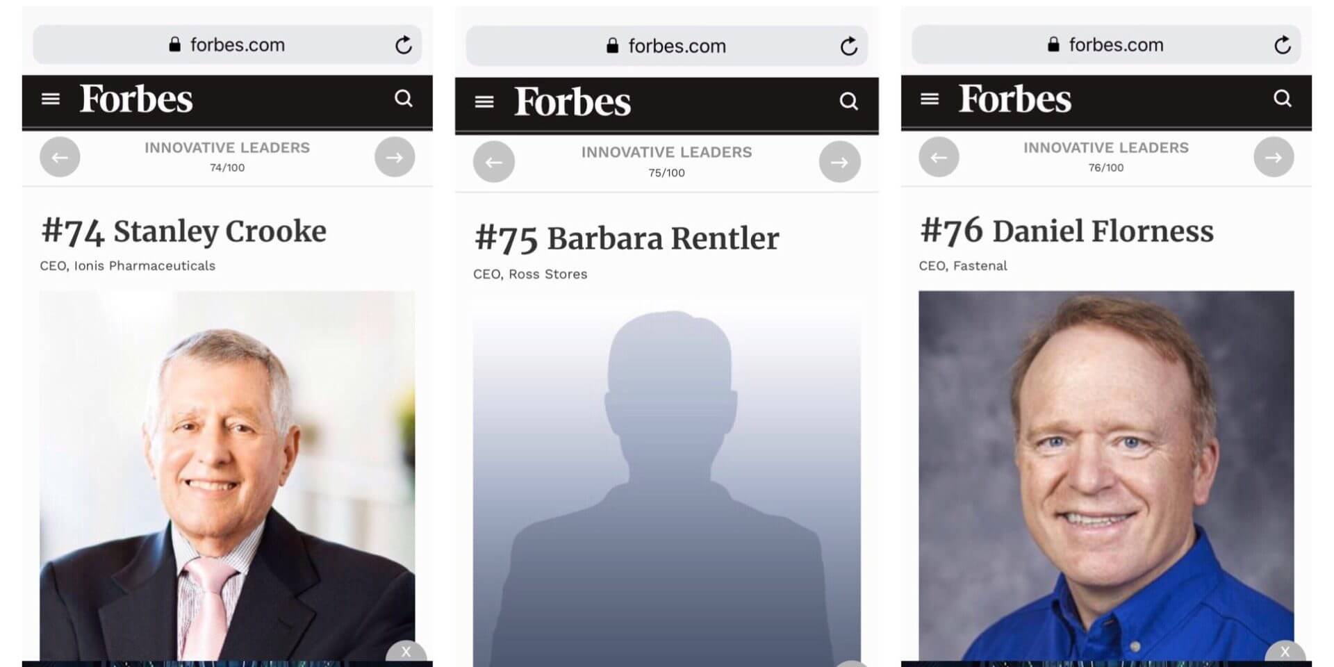 Forbes Included Only 1 Woman on its Top 100 Innovators List