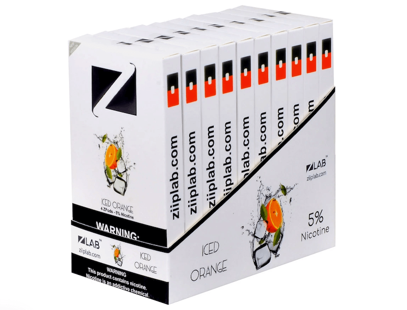 best juul flavors - ziip iced orange