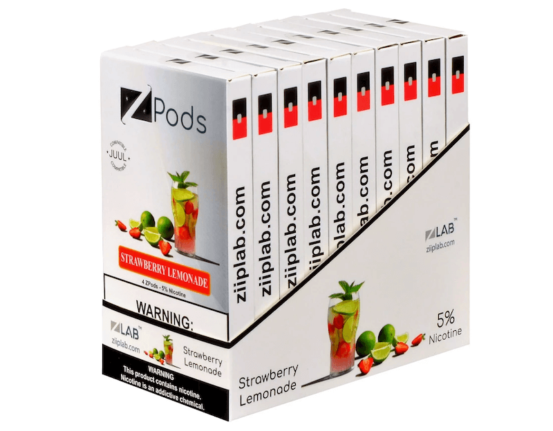 best juul flavors - ziip strawberry lemonaid