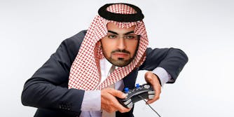 saudi prince bin salman as a gamer