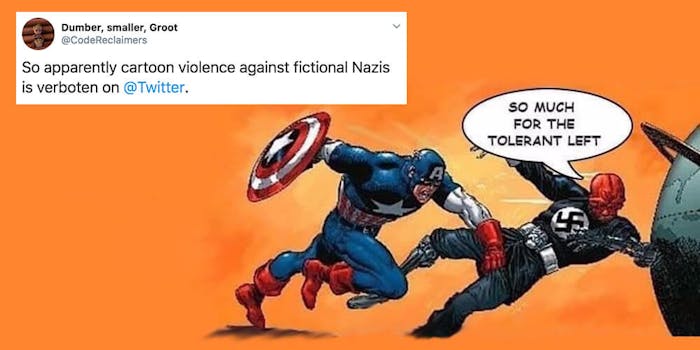 captain america nazi twitter