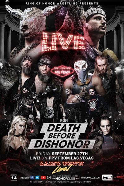 Death Before Dishonor ROH live stream