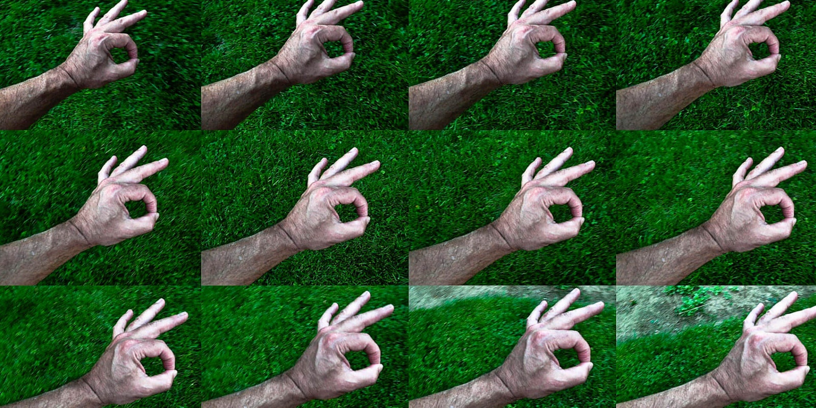 ok symbol hand making ok gesture
