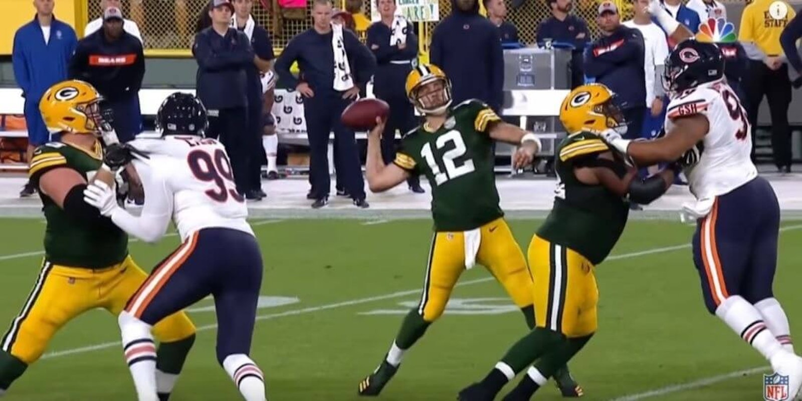 Packers vs Bears NFL live stream Aaron Rodgers