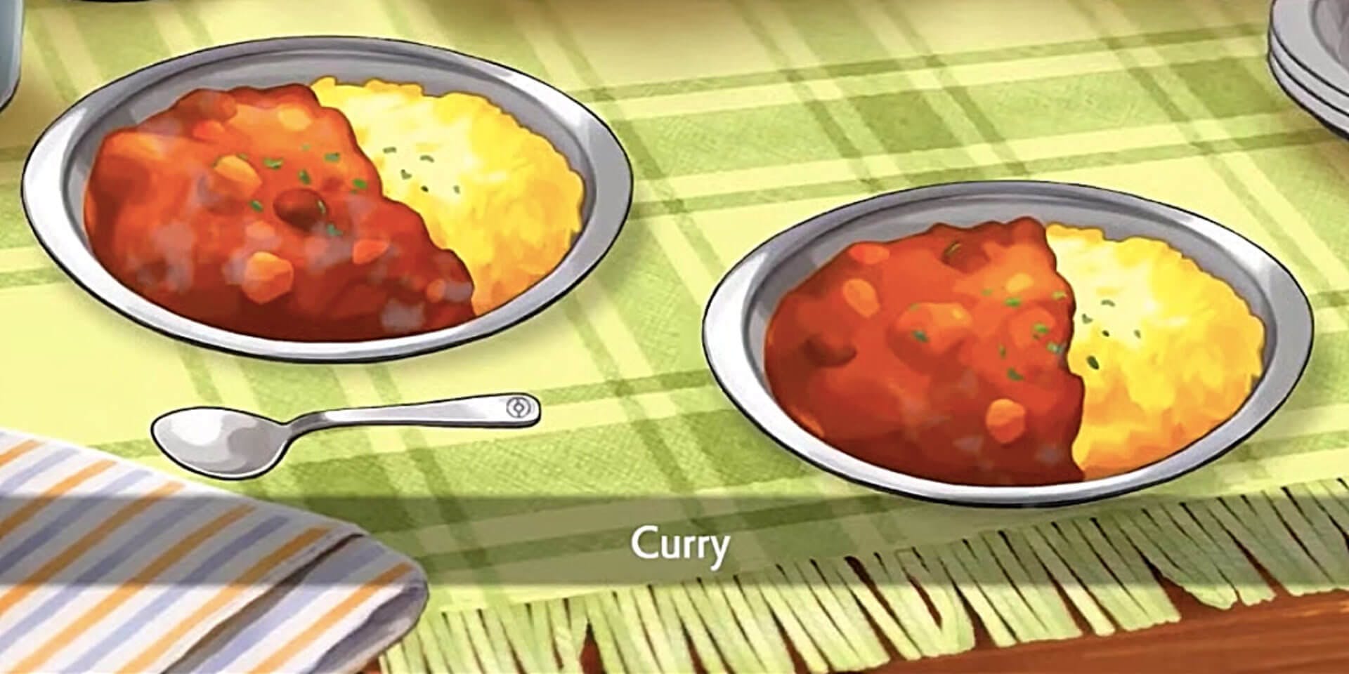 pokemon sword shield curry on rice