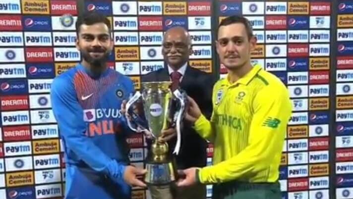 South Africa vs. India cricket live stream