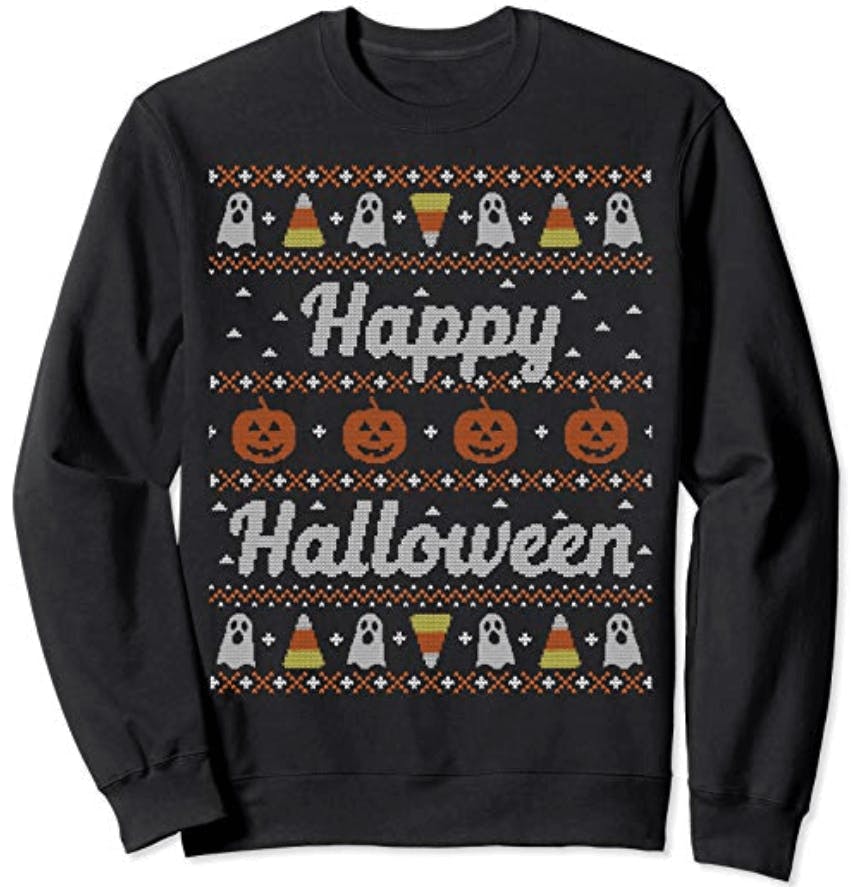 ugly halloween sweater