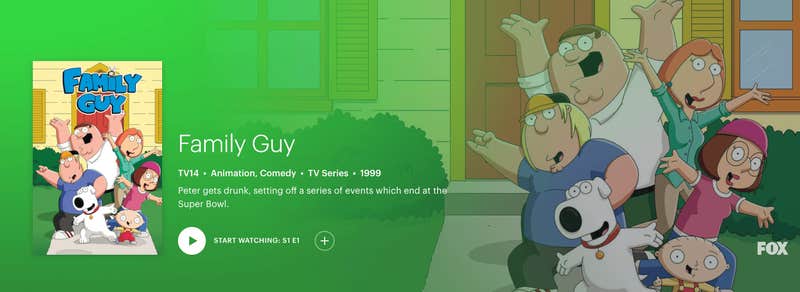 watch family guy season 18 on Hulu