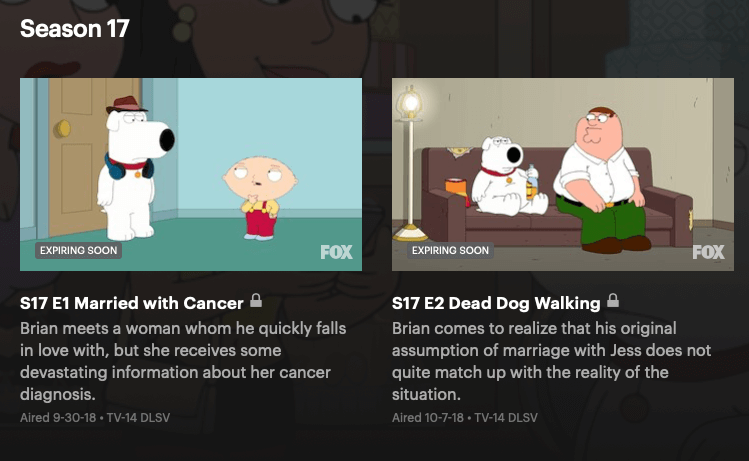 Watch 'Family Guy': Season 18 and Old Episodes Right Now