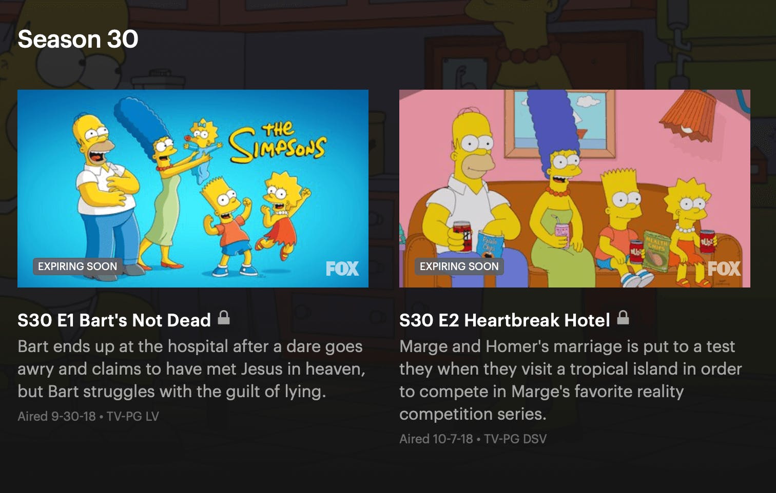watch the Simpsons season 31 on Fox