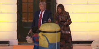 Donald Trump Halloween Candy Minion White House