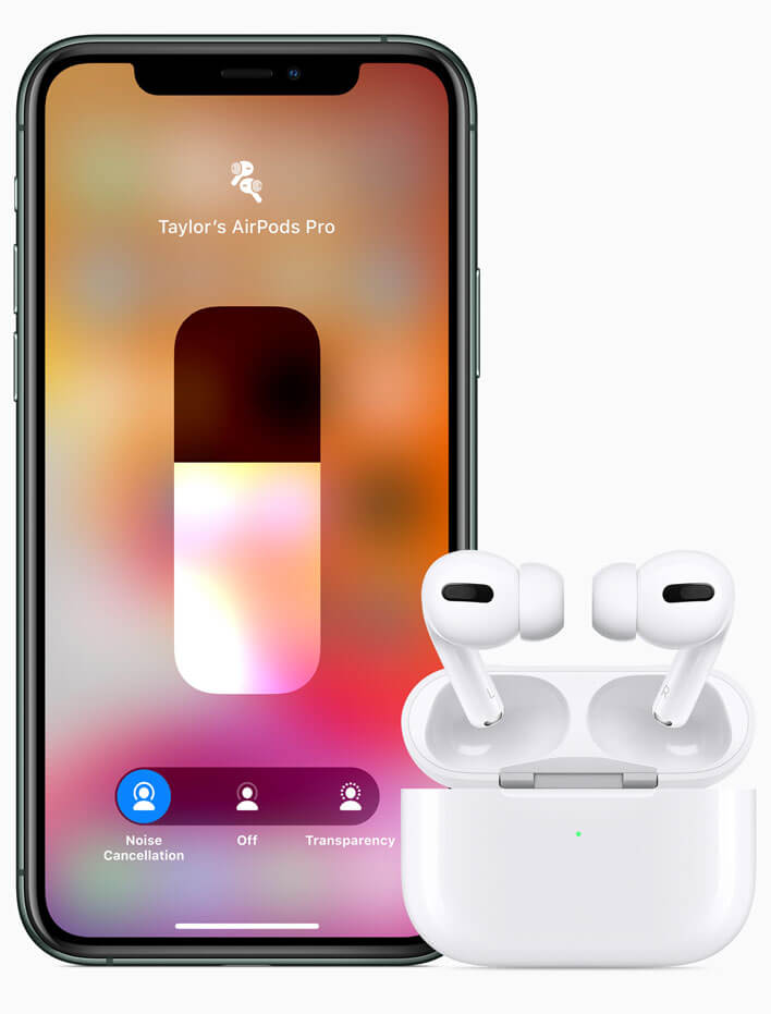 Airpods background online noise