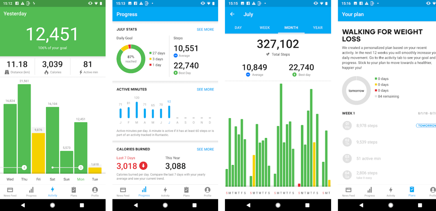 google step tracker