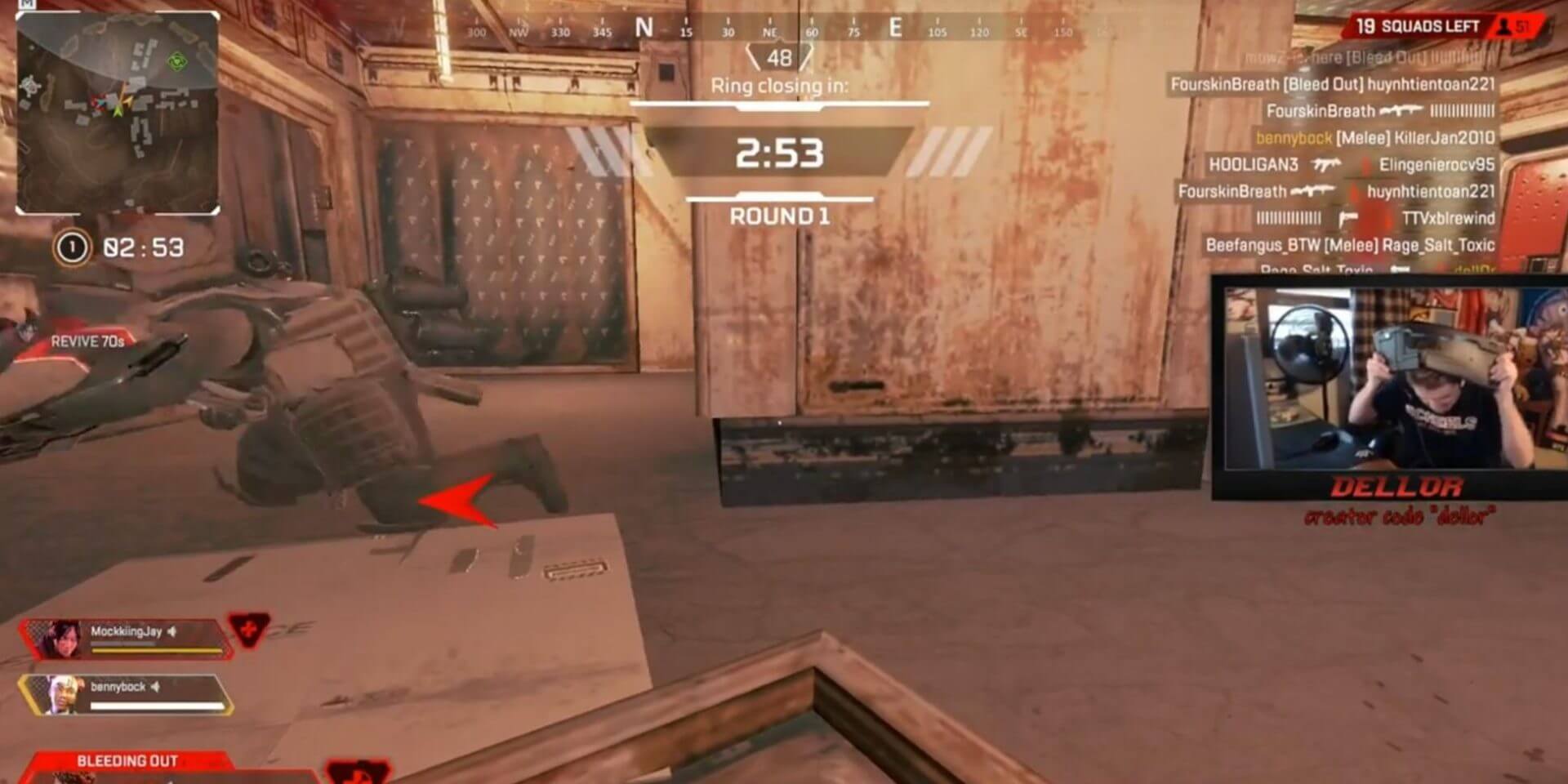 Dellor banned Twitch suicidal note