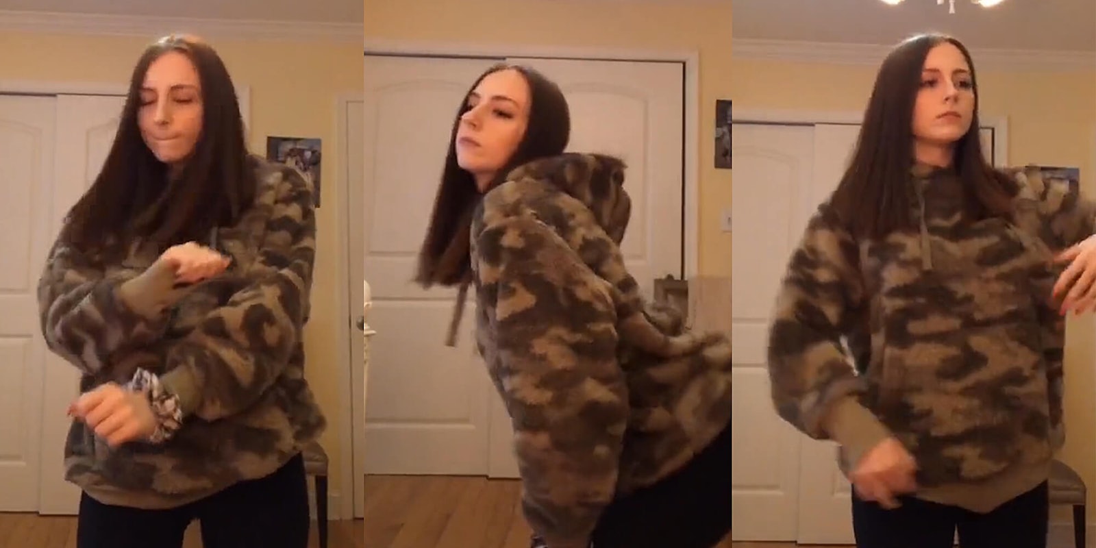girl dancing to ex boyfriends voicemails