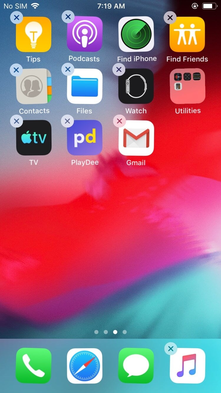glimmerblocker uninstall ipad