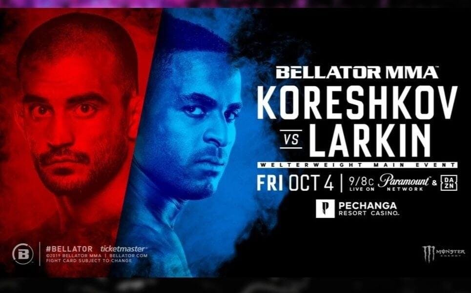 Koreshkov vs Larkin Bellator live stream