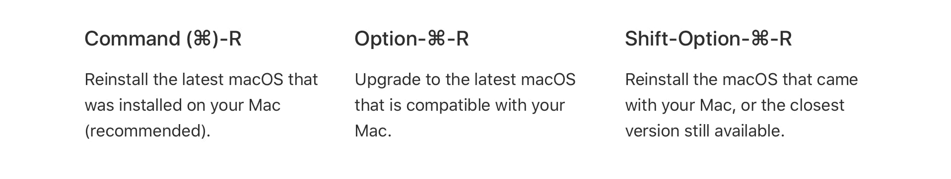 factory reset mac