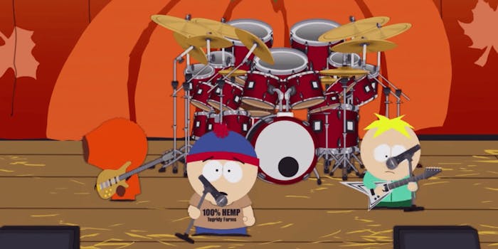 south park band in china comedy central